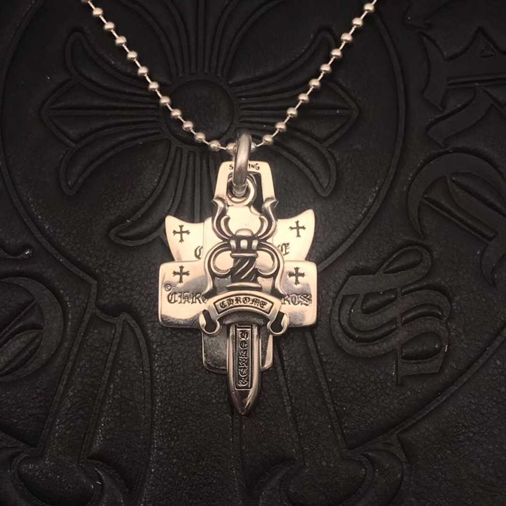Chrome Hearts Sword Necklace S925 Silver - Picture 2 of 10